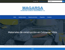 Tablet Screenshot of demolicionesmagarsa.com